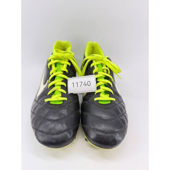 Nike Tiempo Legend IV FG Men’s Soccer Cleats Black Volt Size 13 US 47.5 EU main image 4